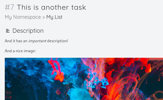 task
